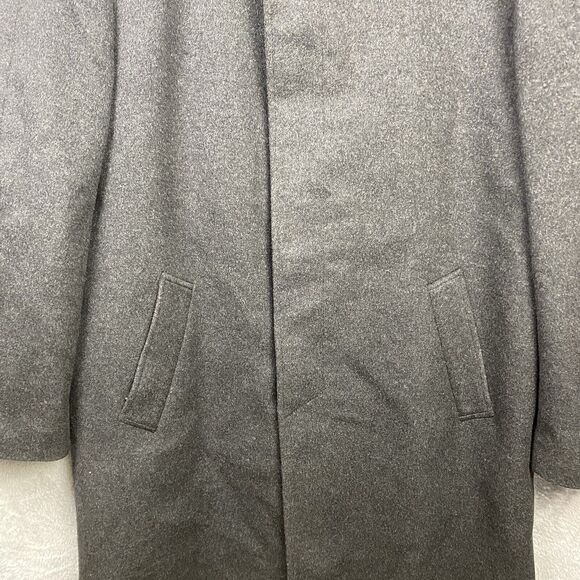 DKNY Mens Darcy Series Wool Cashmere Blend Overcoat Jacket Coat Preppy Old Money - Picture 3 of 10